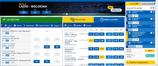 Goldbet scommesse